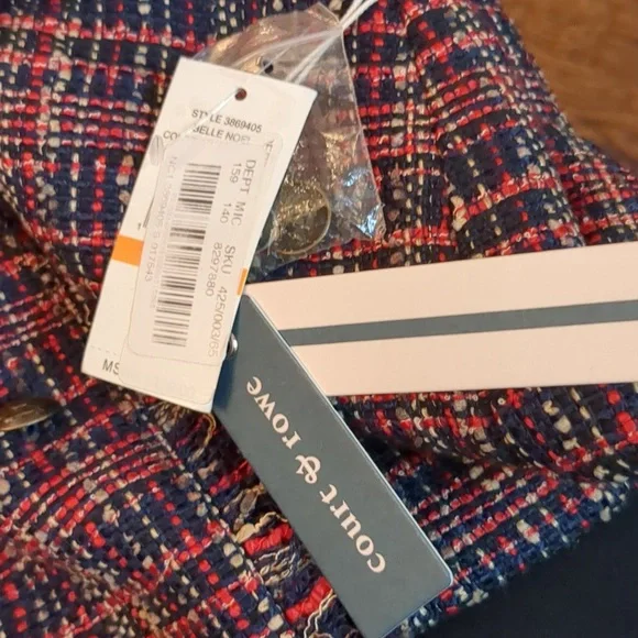 Court & Rowe Tweed Belle Noel Mini Skirt Plaid